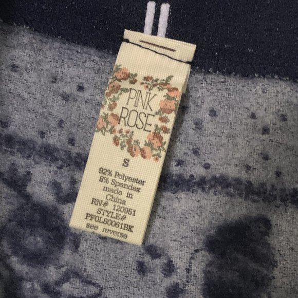 Women's Navy Snowman Print Leggings - Picture 5 of 6